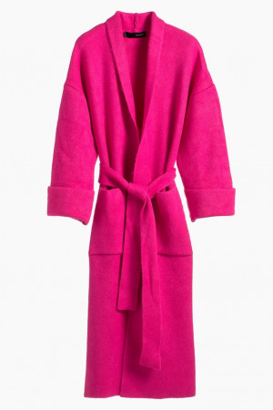Παλτοζακέτα Oversized Fuchsia