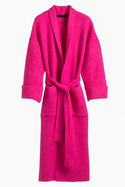 Παλτοζακέτα Oversized Fuchsia